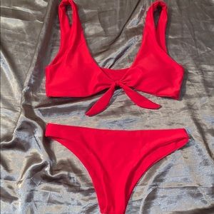 Red bikini